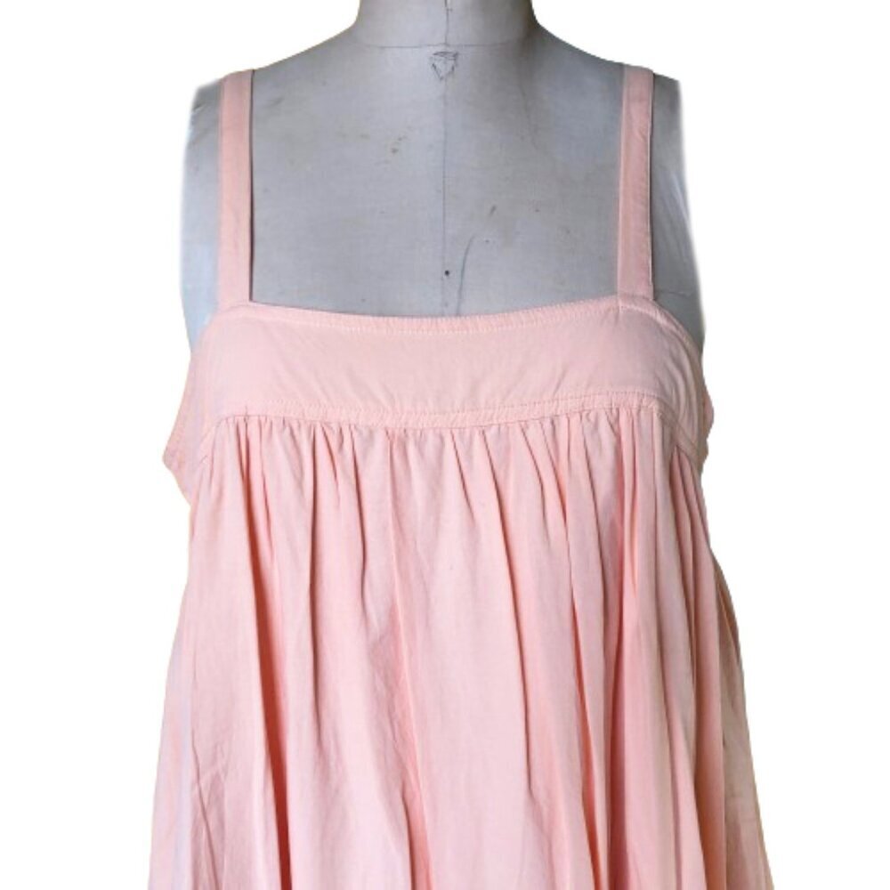 !!! host pick ARAMINTA JAMES Sunset Tiered cotton Dress in Peach L - Picture 6 of 13